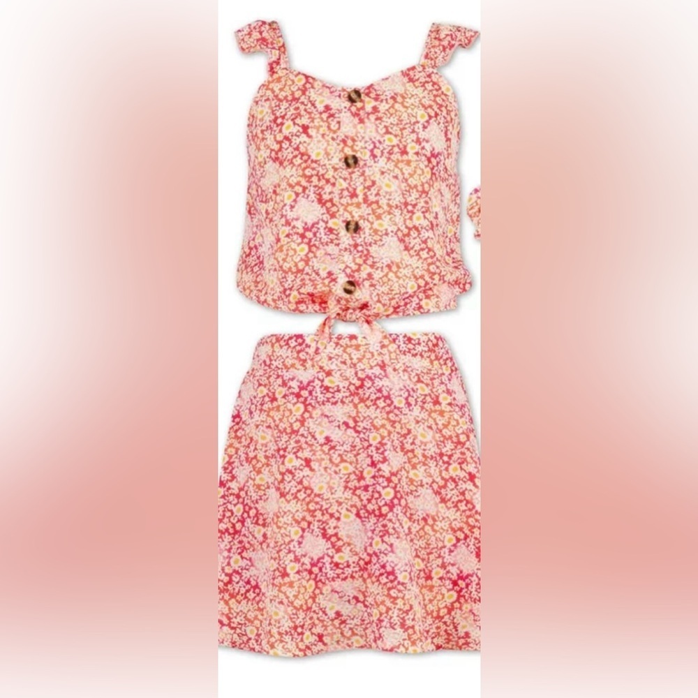 Speechless Girls 2-Piece Floral Set